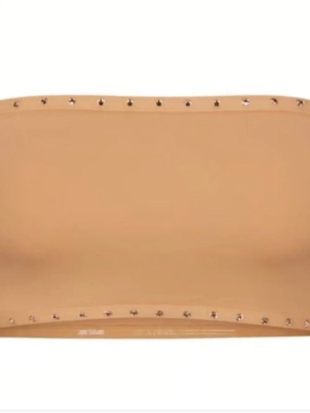 SKIMS Studded Bandeau Bikini Set in Nude Peach